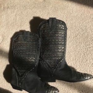 Donald J Pliner "cowboy" boots